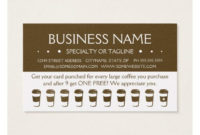 17 Best Restaurant Breakfast Coupon Templates Psd Ai Inside Business Punch Card Template Free