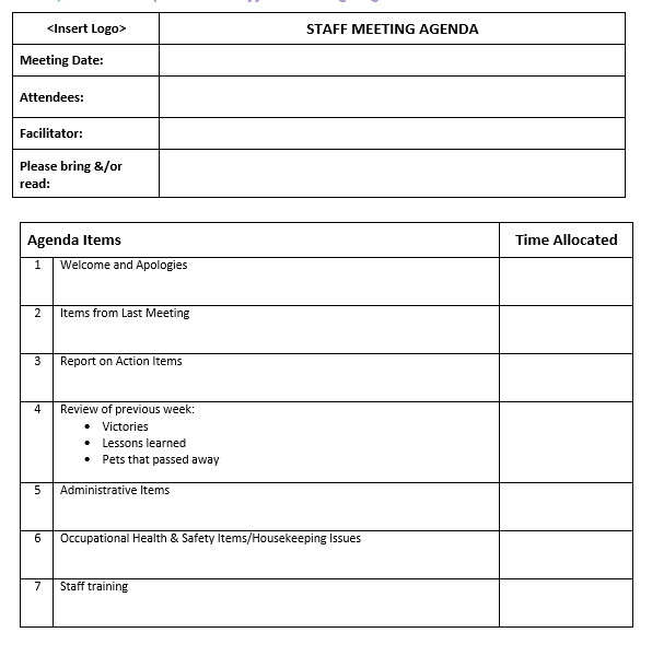17 Free Monthly Meeting Agenda Templates Ms Office Pertaining To Awesome Monthly Meeting Schedule Template