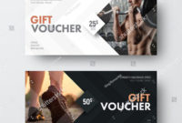 17 Gym Gift Voucher Templates Free Photoshop Vector With Regard To Fitness Gift Certificate Template
