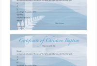 18 Sample Baptism Certificate Templates Free Sample Inside Christian Certificate Template