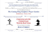 18 Sample Baptism Certificate Templates Free Sample Within Quality Christian Baptism Certificate Template