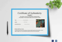 19 Certificate Of Authenticity Templates In Ai Indesign With Regard To Authenticity Certificate Templates Free