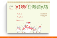 19 Merry Christmas Gift Certificate Templates Ms Word Throughout Quality Merry Christmas Gift Certificate Templates