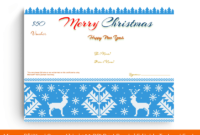 19 Merry Christmas Gift Certificate Templates Ms Word With Merry Christmas Gift Certificate Templates