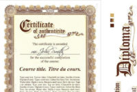 20 Certificate Of Authenticity Templates Free Download Inside Authenticity Certificate Templates Free