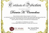 20 Free Editable Baby Dedication Certificates Within Baby Dedication Certificate Templates
