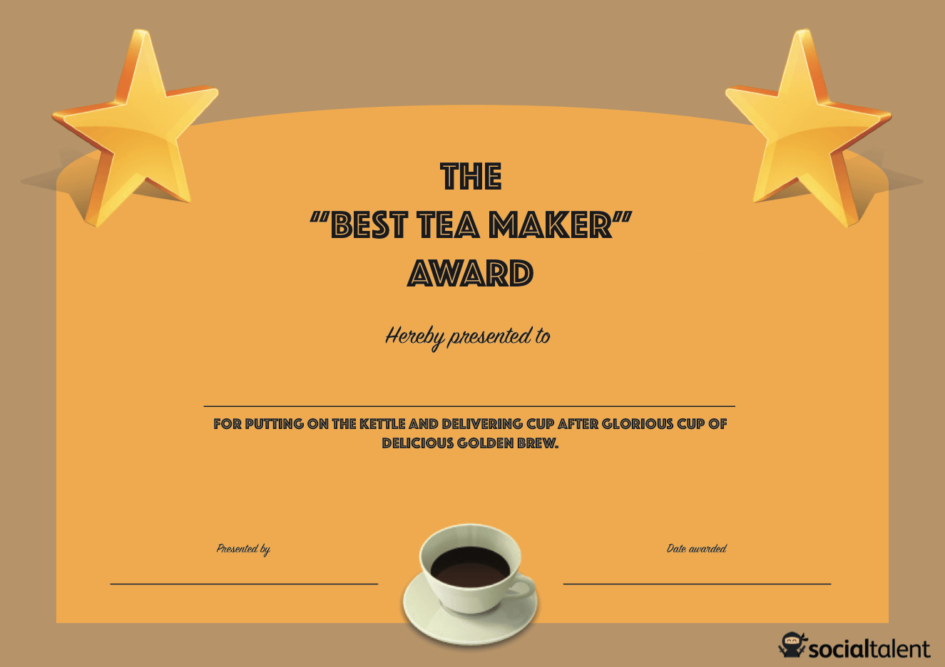 20 Hilarious Office Awards To Embarrass Your Colleagues Intended For Funny Certificate Templates