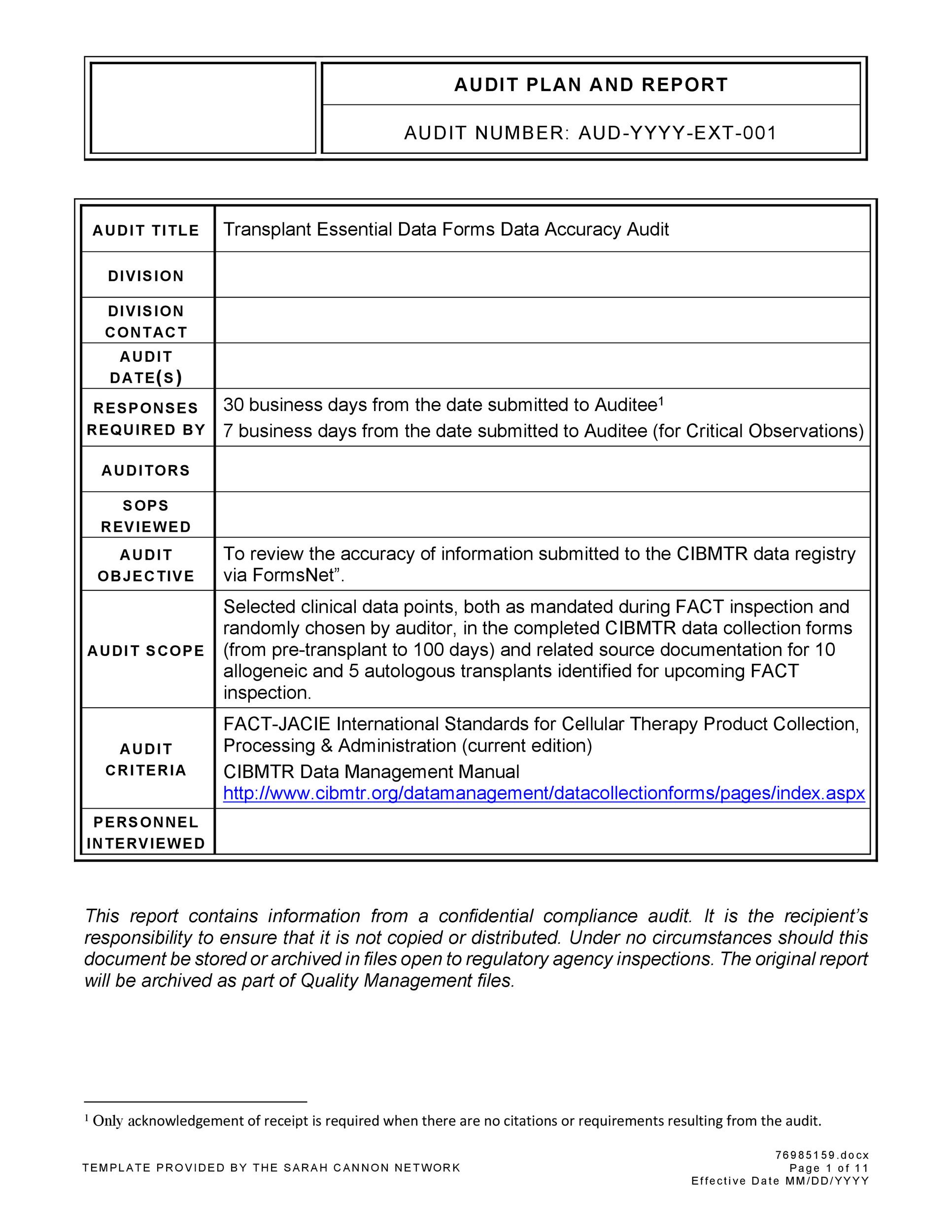20 Internal Audit Report Templates Word Pdf Apple Pages For Business Process Audit Template