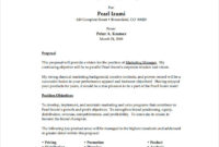 20 Job Proposal Templates Free Word Doc Excel With Employment Proposal Template
