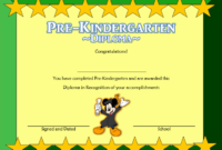 20 Preschool Graduation Certificate Editable Pertaining To Editable Pre K Graduation Certificates
