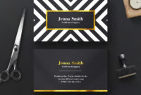 20 Professional Business Card Design Templates For Free Within Black And White Business Cards Templates Free