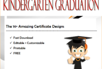 2020 Kindergarten Graduation Certificate Template Free Within Worlds Best Boss Certificate Templates Free