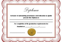 22 Free School Degree Certificate Templates Word For Awesome School Certificate Templates Free