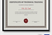 23 Training Certificate Templates Samples Examples Intended For Printable Robotics Certificate Template