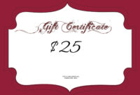 25 Gift Certificate Template Certificatetemplategift Pertaining To Mary Kay Gift Certificate Template