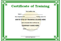 26 Training Certificate Templates Word Ai Psd Inside Amazing Dog Obedience Certificate Template Free 8 Docs