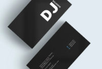 28 Dj Business Cards Templates Photoshop Ms Word Within Business Card Size Template Photoshop