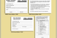 29 Forklift Certification Wallet Card Template Free For Quality Forklift Certification Template