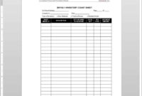 3 Excel Inventory Count Sheet Templates Excel Xlts Within Inventory Control Log Template