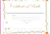 3 Make Fake Birth Certificate Template 94493 Fabtemplatez Inside Birth Certificate Fake Template