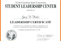 3 Student Council Certificates Templates 71491 Fabtemplatez In Printable Leadership Award Certificate Templates
