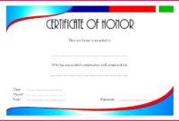 3 Templates For Honor Roll Certificates 51552 Fabtemplatez With Regard To Free Honor Roll Certificate Template