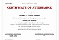 30 Ceu Certificate Of Attendance Template Pryncepality With Regard To Awesome Certificate Of Attendance Conference Template