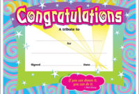 30 Congratulations Award Large Swirl Certificate Award Regarding Star Naming Certificate Template
