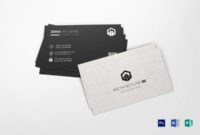 34 Best Architecture And Construction Business Card Regarding Plain Business Card Template Word