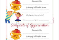 37 Certificate Of Appreciation Templates Pdf Docs Inside Quality Teacher Appreciation Certificate Templates