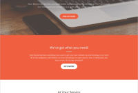 37 One Page Website Themes Templates Free Premium Regarding One Page Business Website Template