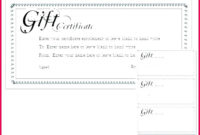 4 Funny Gift Certificates Templates 52733 Fabtemplatez For Generic Certificate Template