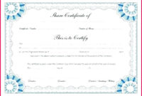 4 Uk Share Certificate Examples 04014 Fabtemplatez Pertaining To Corporate Share Certificate Template