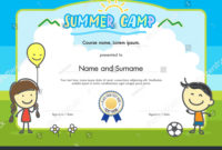 40 Fantastic Certificate Of Completion Templates Word Intended For Amazing Certificate For Summer Camp Free Templates 2020