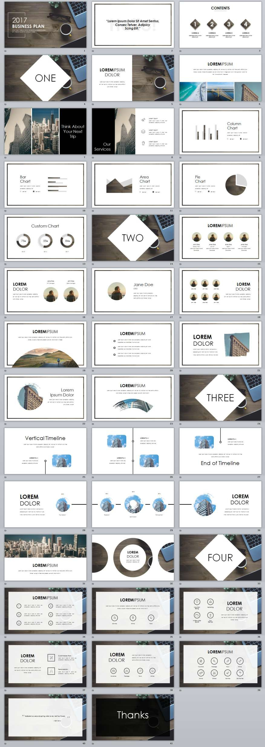 40 White Business Plan Powerpoint Template The Highest Within Business Plan Powerpoint Template Free Download