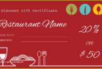 41 Restaurant Gift Certificate Template Free Download Throughout Amazing Restaurant Gift Certificate Template