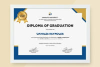 435 Free Certificate Templates Download Readymade In Free Printable Graduation Certificate Templates