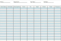 44 Mileage Log Templates Free Word Excel Pdf Format For Self Employed Mileage Log Template