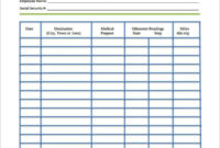 44 Mileage Log Templates Free Word Excel Pdf Format Throughout Mileage Log For Taxes Template