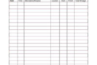 5 Automobile Log Book Templates Word Excel Formats With Car Expense Log Book Template