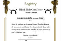 5 Martial Arts Certificate Templates 97724 Fabtemplatez Regarding Free Art Certificate Templates