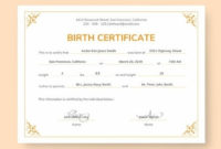 5 Official Birth Certificate Template Ai Psd Indesign Within Quality Birth Certificate Template For Microsoft Word