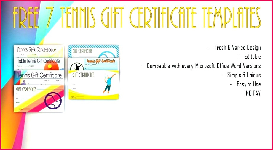 5 Walking Certificate Templates Customizable 85563 Within Quality Tennis Gift Certificate Template