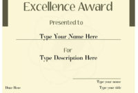 50 Amazing Award Certificate Templates ᐅ Templatelab With Regard To Template For Certificate Of Award