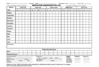 58 Medication List Templates For Any Patient Word Excel Regarding Medication Dispensing Log Template