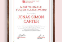 6 Free Sports Certificate Templates Word Doc Psd For Soccer Certificate Templates For Word
