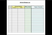 6 Truck Mileage Log Template Sampletemplatess Intended For Best Vehicle Fuel Log Template