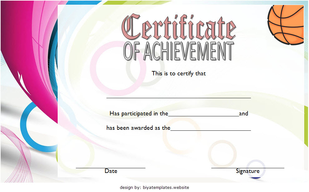 7 Basketball Achievement Certificate Editable Templates Throughout Quality Basketball Certificate Template