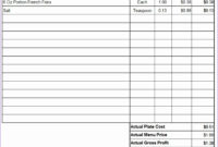 7 Excel Recipe Template Excel Templates Excel Templates Intended For Recipe Cost Spreadsheet Template