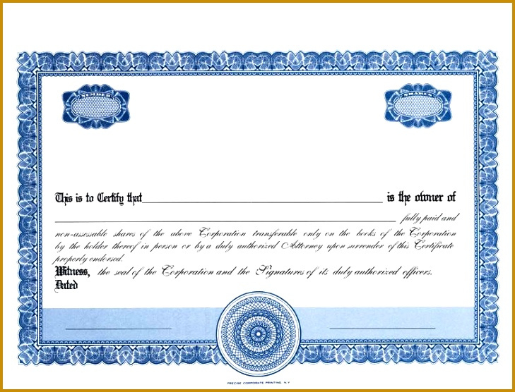 7 Sharestock Certificate Template Fabtemplatez In Printable Share Certificate Template Pdf